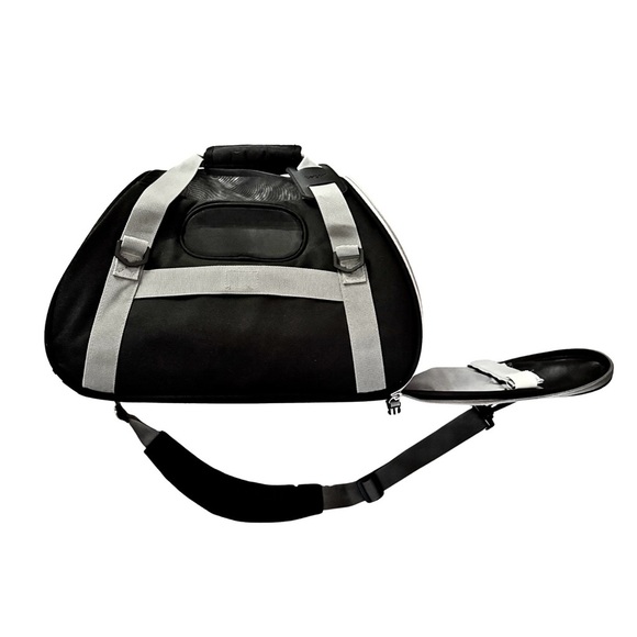 bergan comfort carrier small pet (black/grey) - Picture 2 of 10